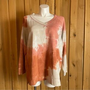 Terra & Sky Women’s Plus Size Tie Dyed Sweatshirt Used Size 2X (20W-22W)